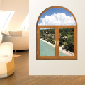 Европейский стиль алюминиевый фиксированный полукруг окно арка окна